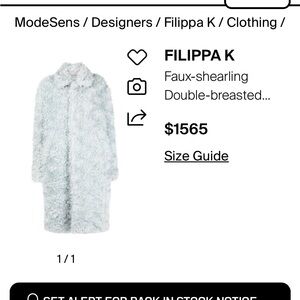 Filippa K Women's Faux-Shearling Teddy Coat in Light Blue